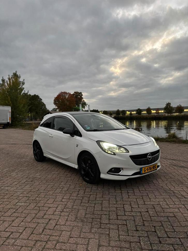 Opel Corsa OPC - Line 1.0T 85KW/115PK 3D 2015 Wit, Auto's, Opel, Particulier, Corsa, Airbags, Airconditioning, Apple Carplay, Bluetooth