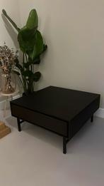 Pronto Belvio salontafel zwart vierkant, Ophalen, 50 tot 100 cm, Vierkant, Nieuw