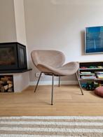 Fauteuil Ace - taupe stof & metalen frame - vlinderstoel, Huis en Inrichting, Stoelen, Ophalen, Bruin, Zo goed als nieuw, Metaal
