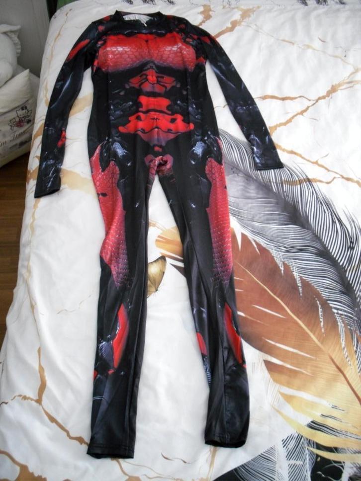 TK: Second skin robot kostuum., Kleding | Dames, Carnavalskleding en Feestkleding, Zo goed als nieuw, Ophalen of Verzenden