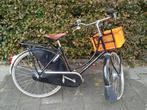Gazelle 'Opoe' Fiets, zwart metKrat, bijna niet gebruikt., Ophalen, Gebruikt