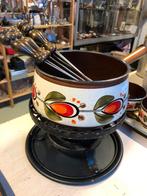 Vintage fondeuset, Ophalen, Gebruikt, Brander, Fondueset
