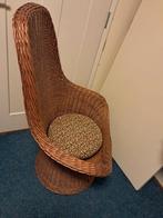 Rotan stoel, Ophalen of Verzenden, Zo goed als nieuw, 75 tot 100 cm, 50 tot 75 cm