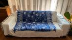 Ongedragen blauwe pareo met vissenprints, Ophalen of Verzenden, Nieuw, Blauw, Overige typen