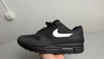 Nike Air Max 1 Black White - Maat 44.5, Zwart, Nike, Ophalen of Verzenden, Sneakers of Gympen