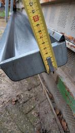 Zinken Bakgoot , dakgoot- Gebruikt, Doe-het-zelf en Verbouw, Metalen, Ophalen, Gebruikt, IJzer