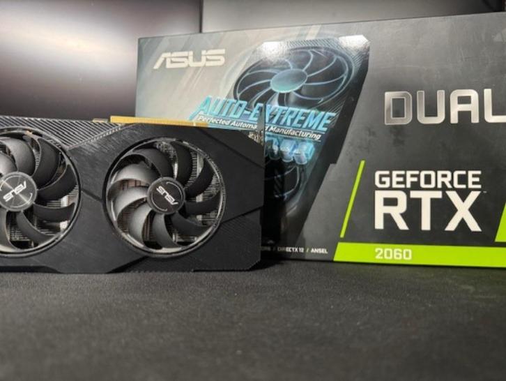 ASUS Dual OC Nvidia Geforce RTX 2060, Computers en Software, Videokaarten, Zo goed als nieuw, Nvidia, PCI-Express 3.0, GDDR6, HDMI