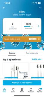 2 volle spaarkaarten en 20 zegels Smeg AH, Tickets en Kaartjes, Kortingsbon, Overige typen
