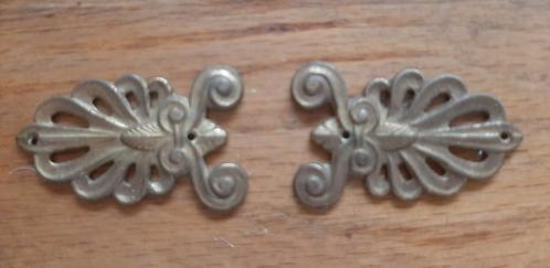 2 messing ornamenten, Antiek en Kunst, Antiek | Koper en Brons, Ophalen of Verzenden