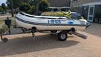 Rubberboot met Yamaha 20pk + Trailer - Complete Set, Watersport en Boten, Ophalen, Aluminium, Gebruikt, Yamaha