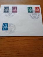 Oude brief met postzegels 'Voor het Kind' 1938 Amsterdam, Ophalen of Verzenden, Brief