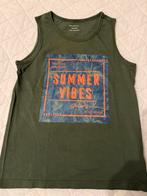 Groene jongens tanktop. Mt.140., Kinderen en Baby's, Kinderkleding | Maat 140, Ophalen of Verzenden, Zo goed als nieuw, Jongen