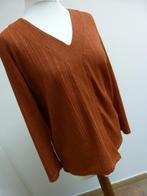 Bruine top truitje, Maat L 42 Jaqueline de Yong, Bruin, Maat 42/44 (L), Ophalen of Verzenden, Zo goed als nieuw