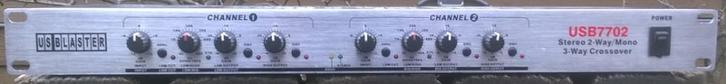 Crossover 2-weg, US-Blaster USB-7702, Muziek en Instrumenten, Effecten, Zo goed als nieuw, Volume, Overige typen, Equalizer, Ophalen of Verzenden