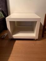 witte tafel op rolwieltjes 2 etages, Ophalen, Zo goed als nieuw