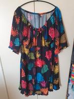 Yoek jurk hoogzomercollectie maat L (46-48) onderwater print, Yoek, Ophalen of Verzenden, Zo goed als nieuw, Jurk