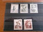 1956 - zomerzegels, rembrandt (1f), Postzegels en Munten, Verzenden, Gestempeld