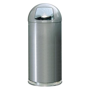 Afvalbak 56 liter Rubbermaid met Gegalvaniseerde binnenbak beschikbaar voor biedingen