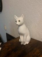 Vintage Porseleinen Kat, Verzamelen, Beelden en Beeldjes, Ophalen of Verzenden, Gebruikt, Dier