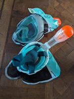 2 Snorkelmaskers voor kind tussen 6 en 10, Decathlon, Watersport en Boten, Snorkelen, Snorkelmasker, Gebruikt, Ophalen