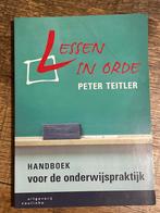 Lessen in Orde - Peter Teitler, Ophalen of Verzenden, Alpha, Zo goed als nieuw, HBO