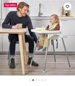 IKEA kinderstoel inc blad, Kinderen en Baby's, Kinderstoelen, Ophalen of Verzenden, Zo goed als nieuw, Afneembaar eetblad