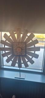 Houten Karrewiel op Voet - Decoratief, Ophalen, Gebruikt, Hout, Rustiek