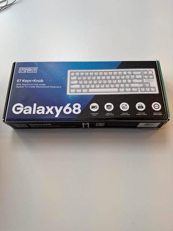 Epomaker Aluminium Mechanical Gaming Keyboard/Toetsenbord, Computers en Software, Toetsenborden, Nieuw, Draadloos, Gaming toetsenbord