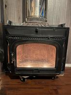 Antieke Jøtul, Gietijzeren. Inbouw-Houtkachel-Allesbrander, Ophalen of Verzenden, Zo goed als nieuw, Hout, Houtkachel