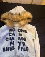 Y2k baddies zip up, Kleding | Dames, Truien en Vesten, Verzenden, Zo goed als nieuw, Maat 36 (S), Grijs