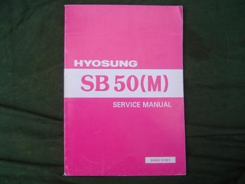 Hyosung SB50 M 1995 scooter service manual SB 50 CAB Super beschikbaar voor biedingen