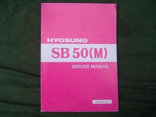 Hyosung SB50 M 1995 scooter service manual SB 50 CAB Super, Fietsen en Brommers, Handleidingen en Instructieboekjes, Zo goed als nieuw