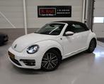Volkswagen Beetle Cabriolet 1.4 TSI Sound 150pk Automaat Nav, Auto's, Stof, Gebruikt, 4 stoelen, Wit