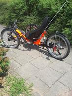 Rider/glider driewiel ligfiets oranje kleur, Fietsen en Brommers, Overige merken, Gebruikt, Ophalen