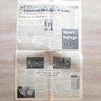 Interland Hongarije - Nederland 23 okt 1961 uitslag 3-3, Verzenden, Zo goed als nieuw, Overige binnenlandse clubs, Poster, Plaatje of Sticker