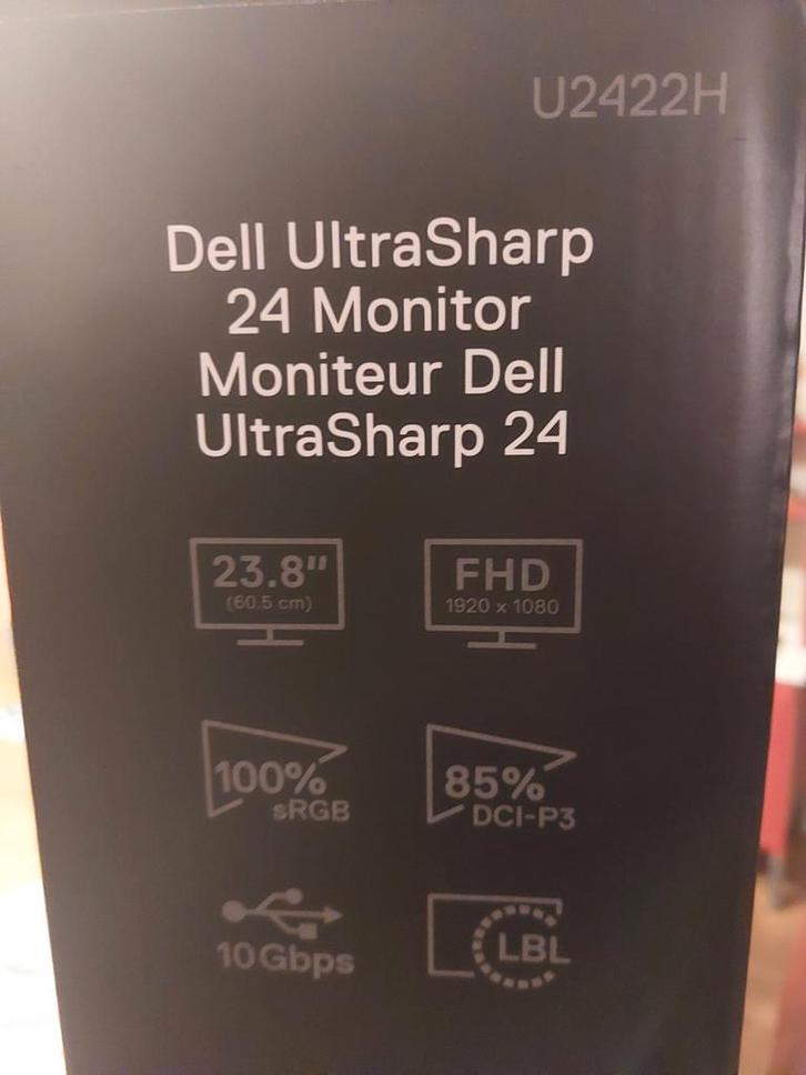 DELL UltraSharp, Computers en Software, Monitoren, Nieuw, 60 Hz of minder, In hoogte verstelbaar, LED, HD, Ophalen