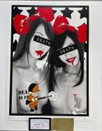 Death nyc beperkt oplage zeefdruk ap met certificaat, Antiek en Kunst, Kunst | Litho's en Zeefdrukken, Ophalen of Verzenden