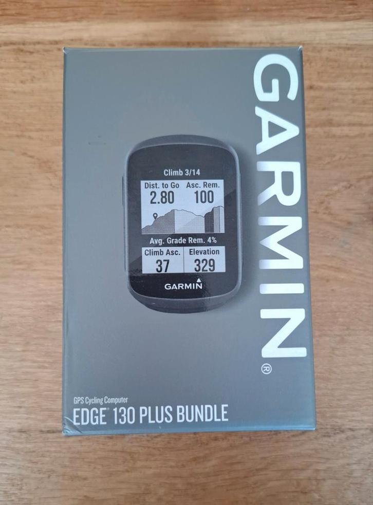 Garmin Edge 130 plus + Garmin houder, Fietsen en Brommers, Fietsaccessoires | Fietscomputers, Ophalen of Verzenden