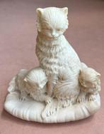 Fraai oud kattenbeeld, albast, Italië (merk: Faro), Antiek en Kunst, Ophalen of Verzenden