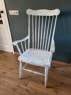Vintage stoel hout wit, Antiek en Kunst, Ophalen of Verzenden