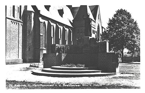 964473	St Anthonis	N Br 1971 H Hart Monument	Wim v Hoorn	Gel, Verzamelen, Ansichtkaarten | Nederland, Gelopen, Noord-Brabant, 1960 tot 1980