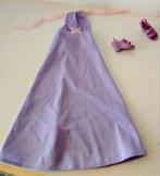 Vintage Lilac Butterfly jurk+schoenen voor Bionic woman pop., Ophalen of Verzenden, Gebruikt, Kleertjes