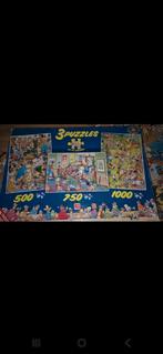 Jan van Haasteren- 3 puzzels-Jumbo 80197, Ophalen of Verzenden, 500 t/m 1500 stukjes, Gebruikt