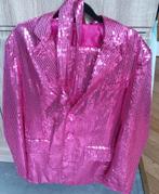Fuchsia Glitter Kostuum 3-delig maat 48. Kerstpak, Ophalen of Verzenden, Zo goed als nieuw, Blauw