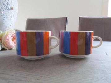 2 Villeroy & Boch Santiago Soepkommen / Koppen beschikbaar voor biedingen