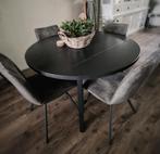 Eettafel rond 120cm, Huis en Inrichting, Ophalen, Gebruikt, Rond, Vier personen