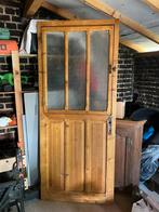 Antieke grenen deur  koop !, Doe-het-zelf en Verbouw, 80 tot 100 cm, Binnendeur, Ophalen of Verzenden, Zo goed als nieuw