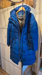 Heerlijke warme lange winterjas maat L koningsblauw, Blauw, Maat 42/44 (L), Ophalen of Verzenden, Zo goed als nieuw