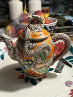 Antieke Japanse Theepot met Drakenmotief, Ophalen of Verzenden