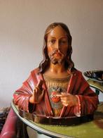 Christus heilig hart sacred heart borstbeeld, Antiek en Kunst, Antiek | Religie, Ophalen